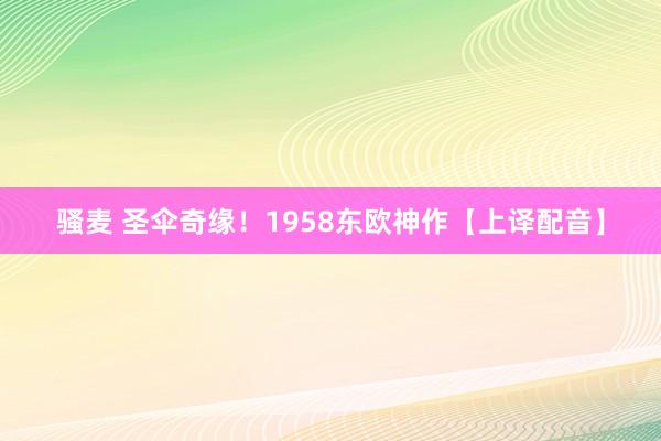 骚麦 圣伞奇缘！1958东欧神作【上译配音】